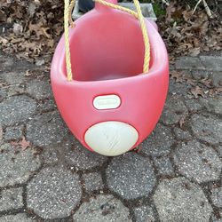 ✈️ Little Tikes Vintage Airplane Swing – Toddler Seat w/ Safety Strap – Hard to Find – $50