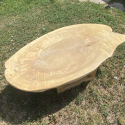 Live Edge Custom Made Coffee Table 