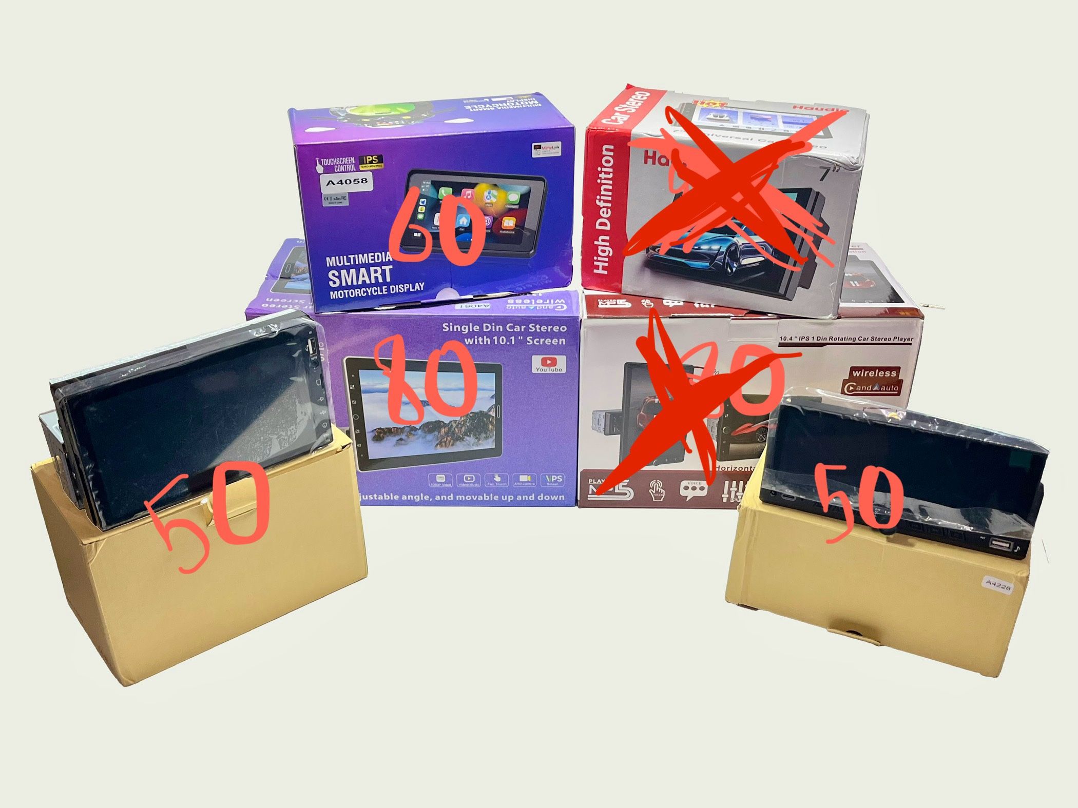 Carplay system single din and dual din for Car and Motorcycle