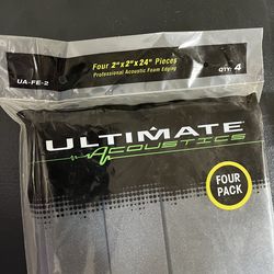 Acoustic foam edging