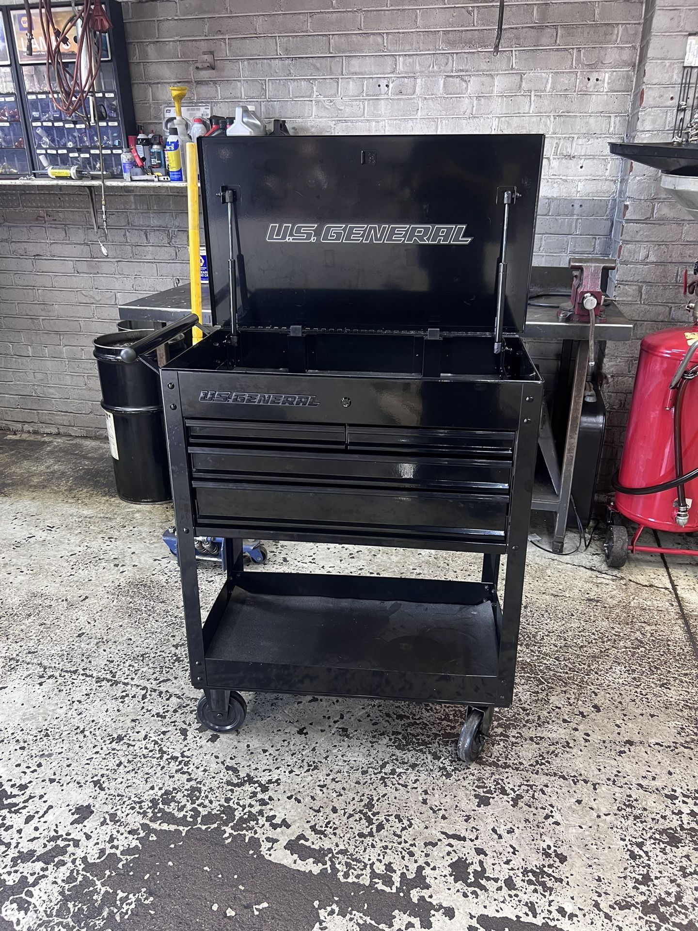 New Harbor Freight Tool Cart, Four Drawer