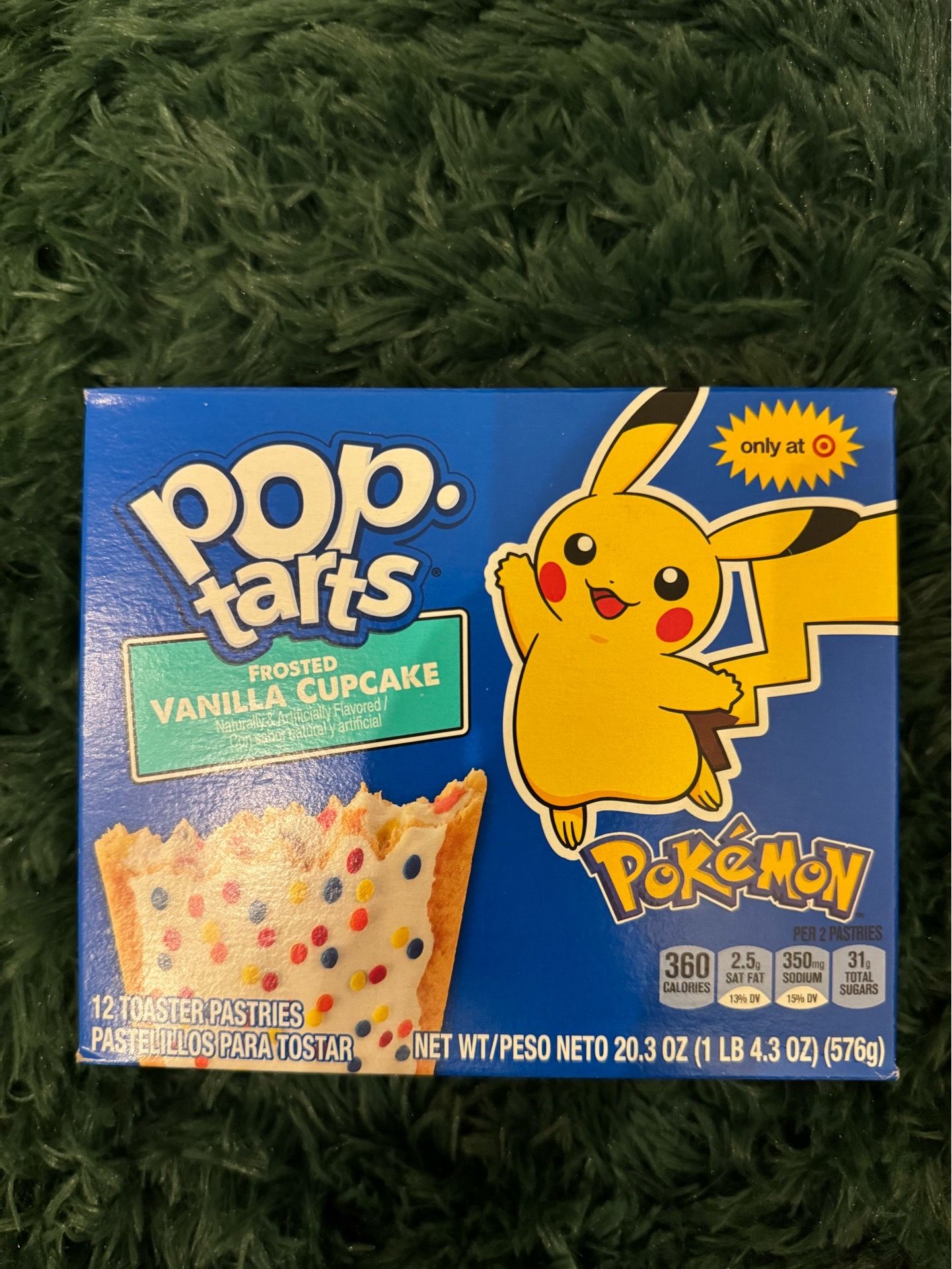 Pokemon x Target Frosted Vanilla Cupcake Pop tart