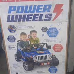 Fisher-price Power Wheels 12V Hot Wheels Jeep Wrangler Ride -on Toy ( New Still In The Box)