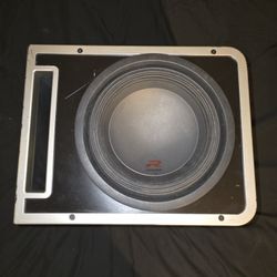 Alpine R series 10 in sub w box. All Cables & Alpine amp R-A75M