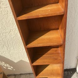 Bookcase/6 Shelf/solid Wood