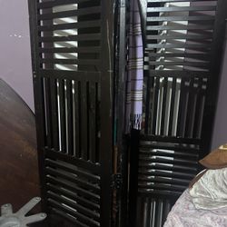 Cheap black wooden curtain