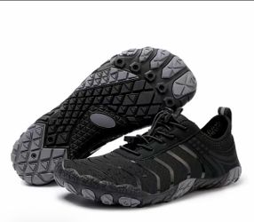 Barefoot Shoes for Men, Grounded Walking Hiking Barefoot Shoes (size 12)