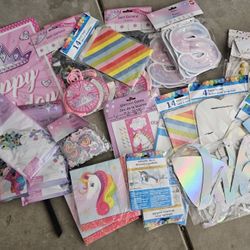 Left Over Party Supplies