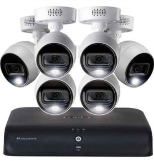 🚨 New Lorex 4K 8-Channel 2TB Wired DVR System with 6X Active Cameras 🚨 $600 INSTALLED 🚨
