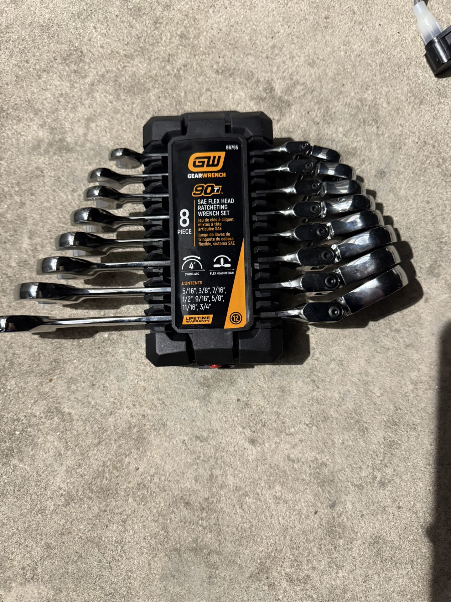GearWrench 90-tooth Combination Ratcheting. Llave de engranaje Trinquete combinado de 90 dientes..