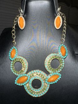 BRAND NEW - Orange/Green/Turquoise Set 