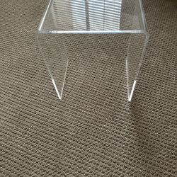 Acrylic Side Table/Stand