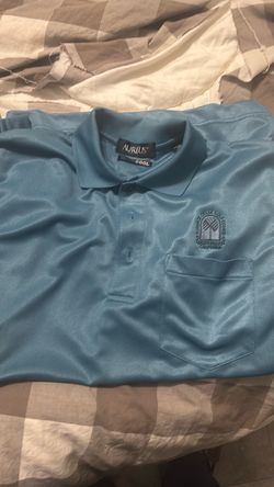 Aureus Cool Light Blue Polo Shirt size M