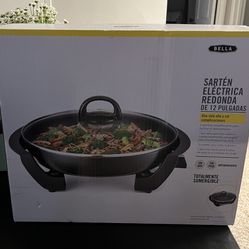 12 INCH ROUND ELECTRIC SKILLET