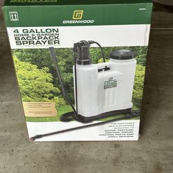 New Greenwood 4 Gallon Backpack Garden Sprayer