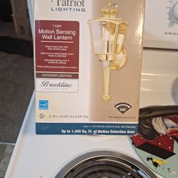 Patriot Exterior Motion Sensing Lantern