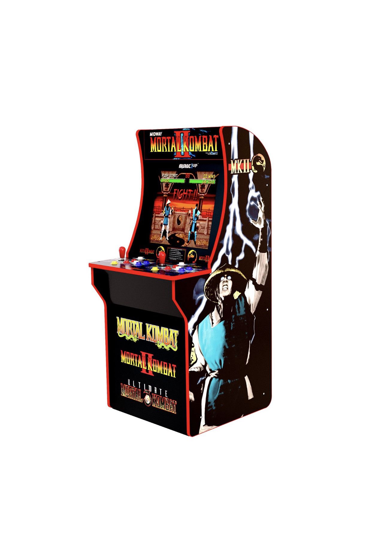 Game Room Arcade 4ft Tall Mortal Kombat Ultimate Edition - Arcade 1Up in Factory Box