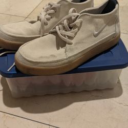 Nike Rizal Low - White Suede - Mens 8