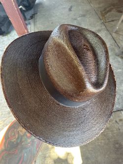 Palm Fedora Hat with Grosgrain Bow