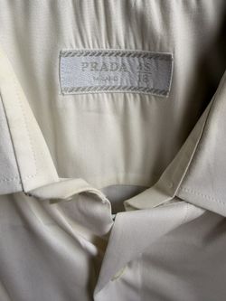 Men’s Prada Dress Shirt (Pearl)
