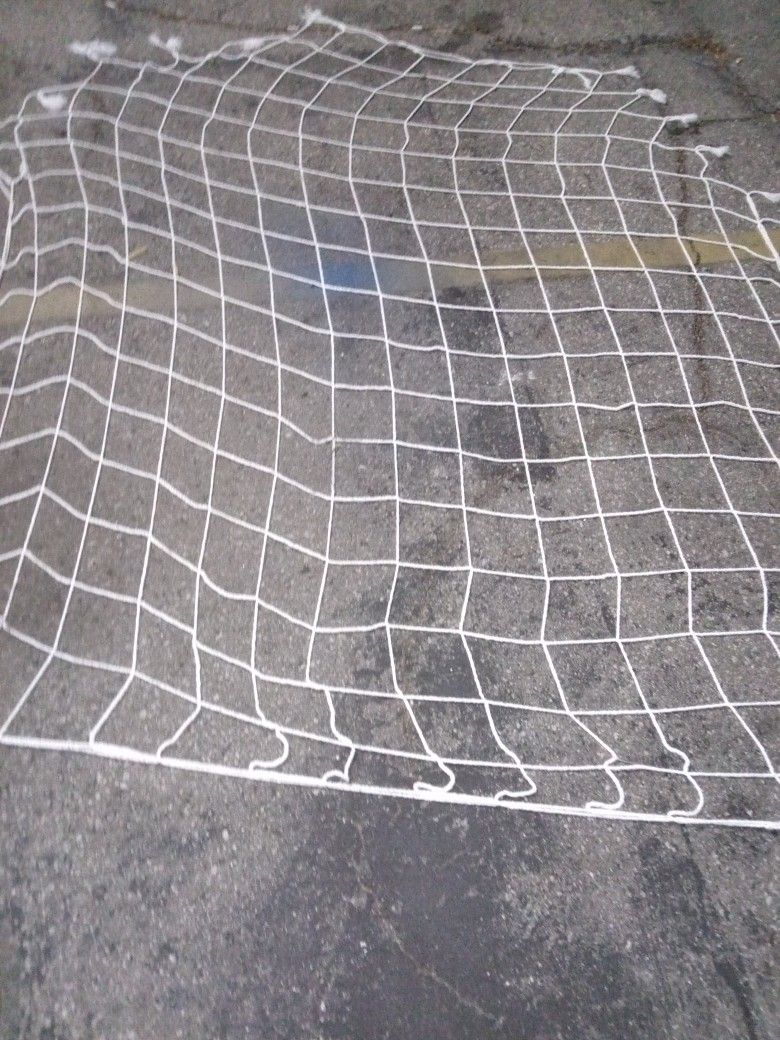 4 CARGO NETS OF 3/8" COTTON ROPE A