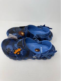 Bape Crocs Echo RO Clog Powder Blue Camo Size 10