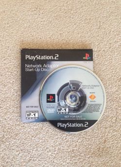 playstation 2 network adaptor start-up disc