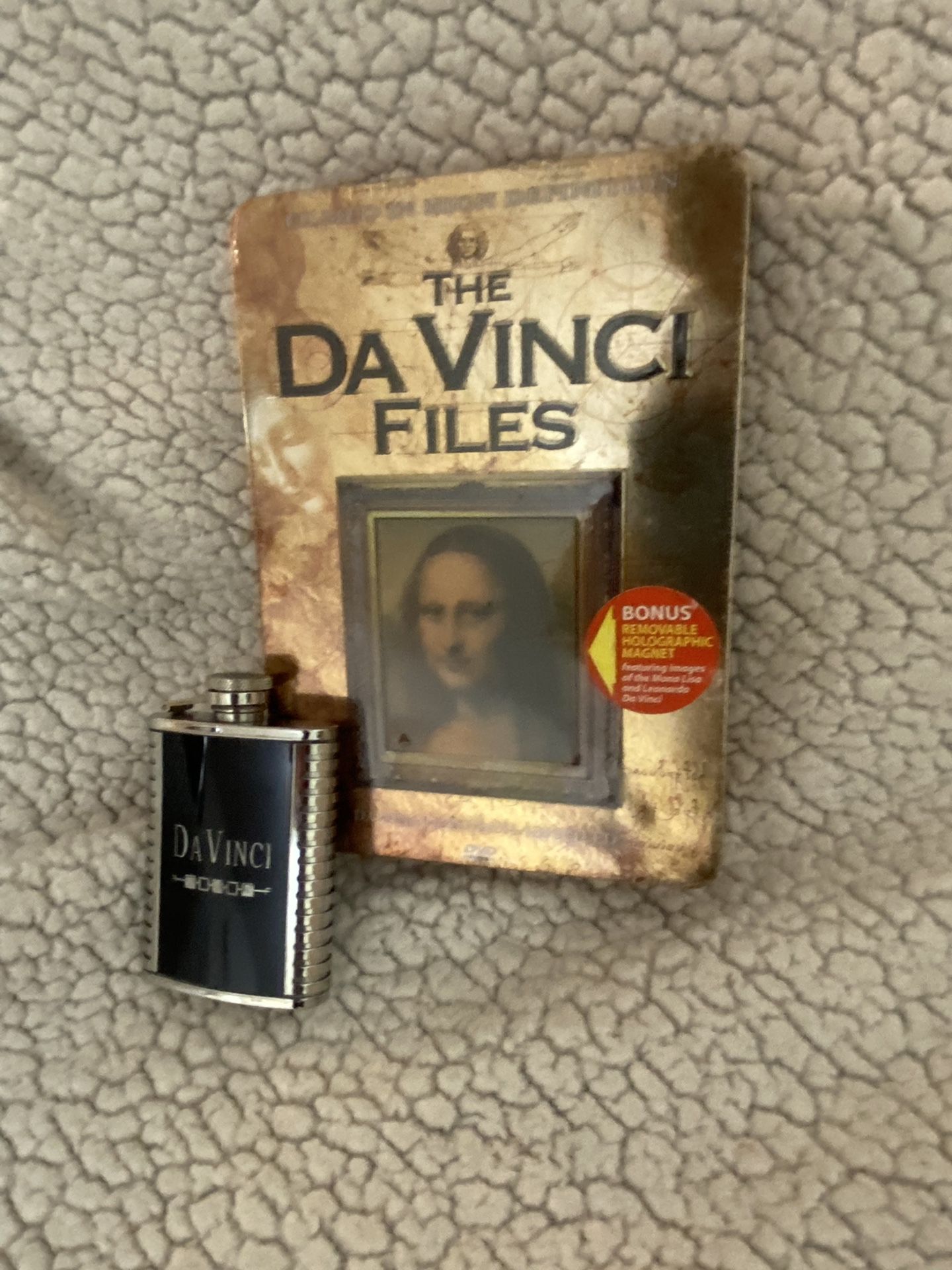 The DaVinci  Files, DVD’s And 1 Audio And Flask