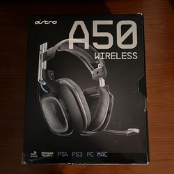 ASTRO A50 GAMING HEADSET *NEVER USED, IN BOX*