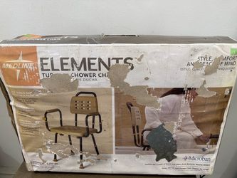 NEW Medline Elements Tub & Shower Chair – 350 lb Capacity