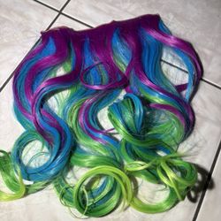 Colorful Extension Wig