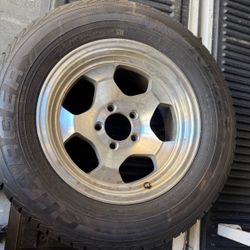 1 Truck Suv Wheel 5x4.5 Rim 5x114.3 With Tire 