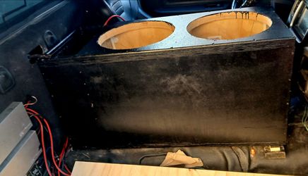 15" dual Subwoofer box for sundown