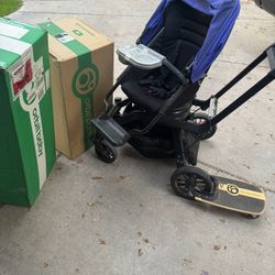 Orbit Baby G3 Stroller, Skateboard And Car seat Base 