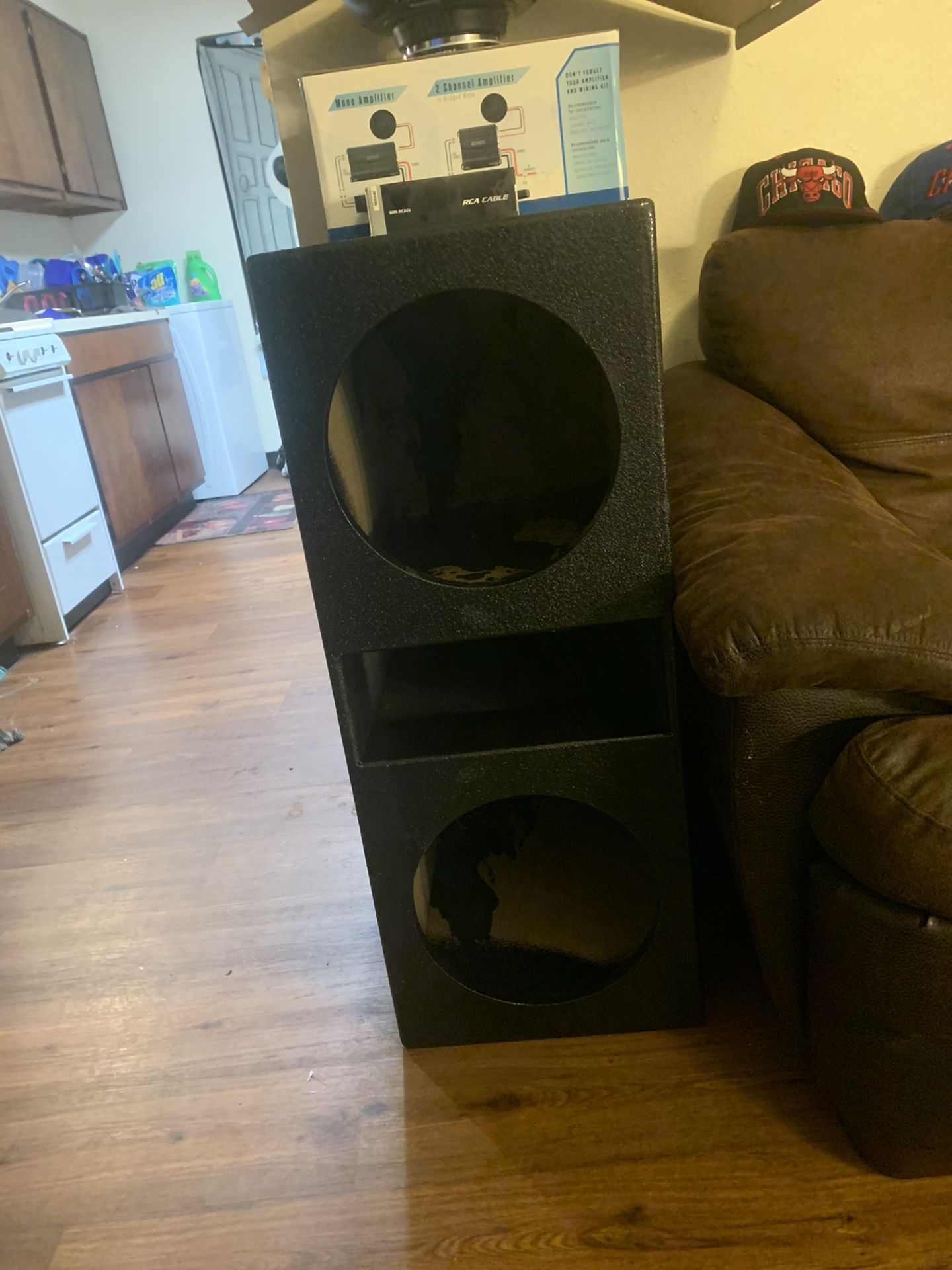 Spealers Box And Good Amp Speakers R $h**t They Work But Just Cheap To Be Honest But Overall Everything Else Is Top Notch Asking 200$ Heck Of Deal