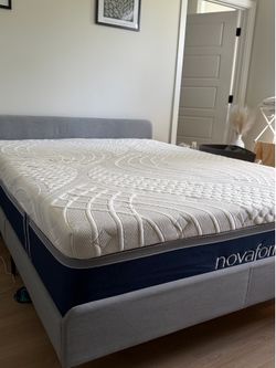 QUEEN mattress and bed frame for sale