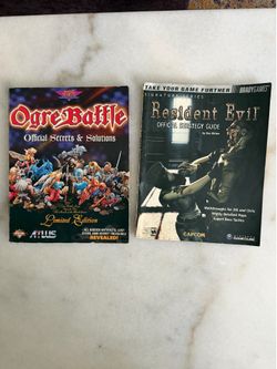 Video Game Strategy Guide Collection – Zelda, Final Fantasy, Resident Evil, Ogre Battle & More