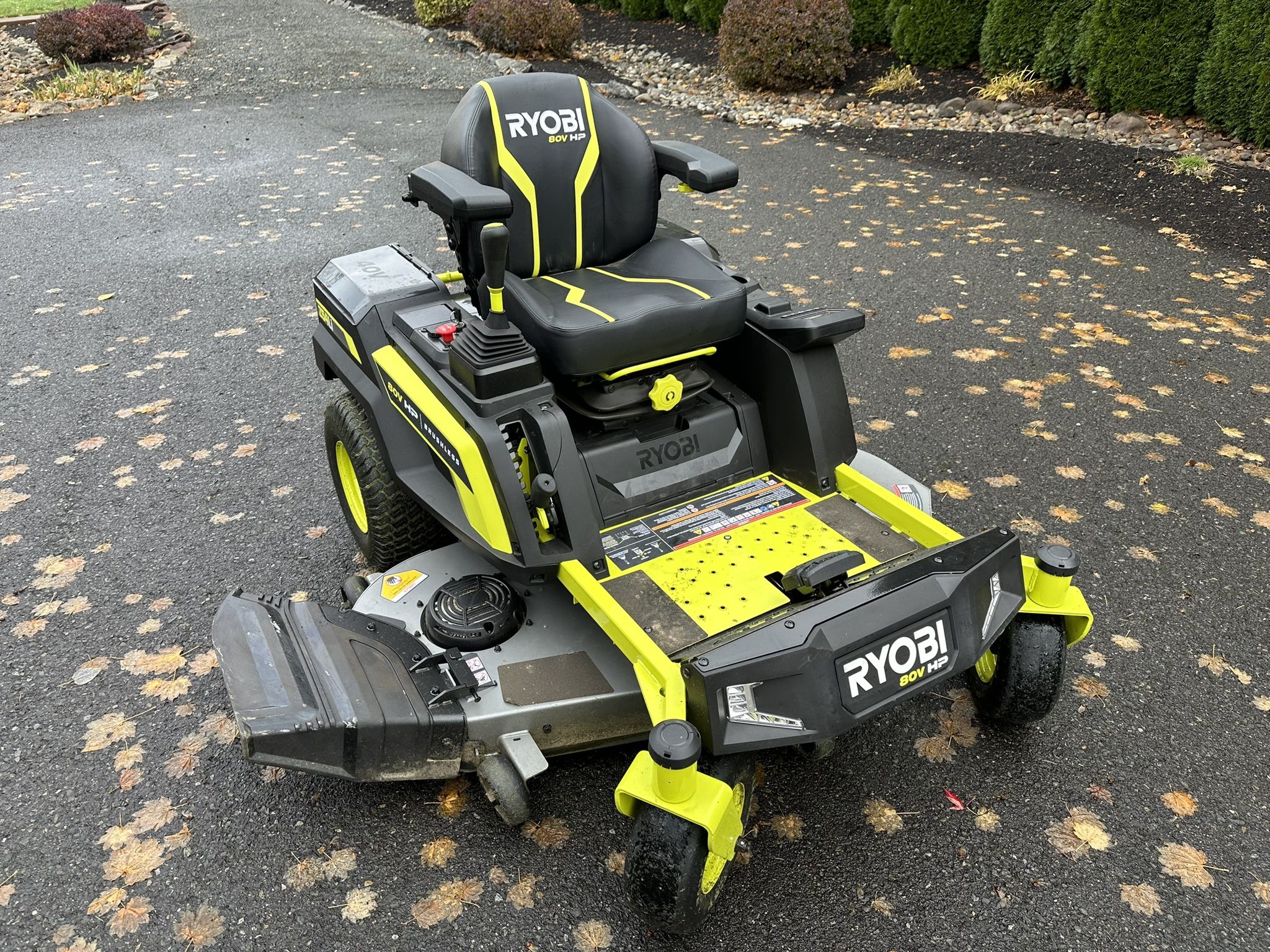 RYOBI 54” Zero Turn Electric Mower