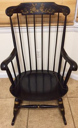 Rocking Chair Nichols & Stone Stenciled