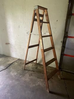 wood ladder