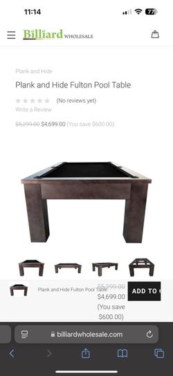 Brand New 8ft Pool Table (disassembled)