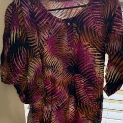 Girl Lelan Print 10,12 Size 2 Pieces 