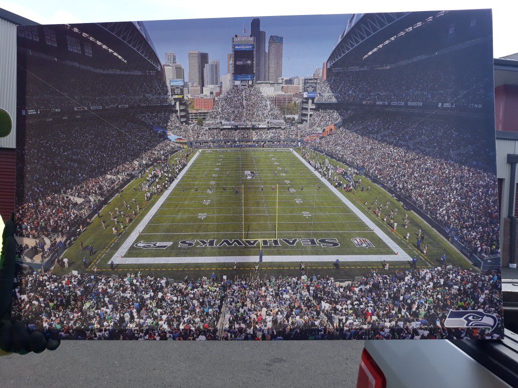 Canvas poster of Seahawks Stadium