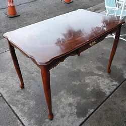 Vintage French Style Writing Desk Side Desk with Drae