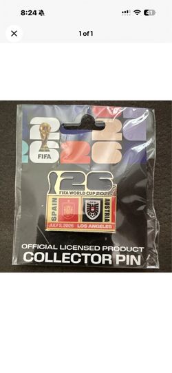 Fifa game pin Spain vs Austria
