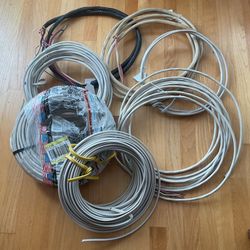 Large Assorted Lot of Electrical Cable Wire