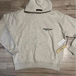 Light Oat Essentials Hoodies 