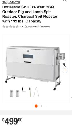 Outdoor Charcoal Rotisserie BBQ
