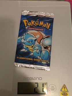 Pokemon base set booster pack