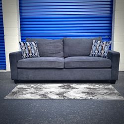 Dark Gray Modern Comfortable Sofa